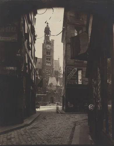 Rue de la Montagne-Sainte-Geneviève by Eugène Atget, photograph, 1898