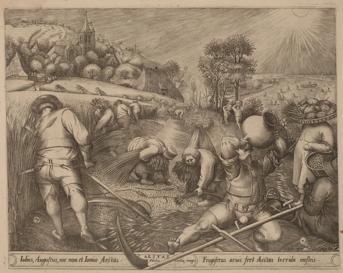 Summer by Pieter van der Heyden
Pieter Bruegel the Elder, print, 1565-1575