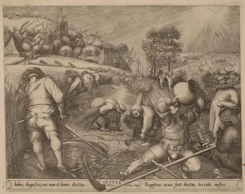 Summer by Pieter van der Heyden
Pieter Bruegel the Elder, print, 1565-1575