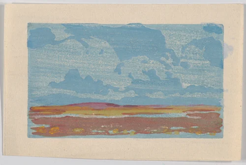 The Big Sky, or Marshes by Arthur Wesley Dow, print, 1907-1917
