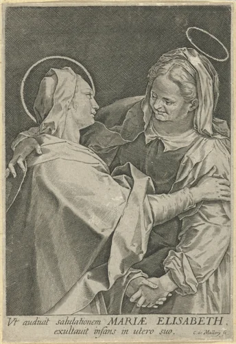 Visitatie by Unknown, print, 1581-1645