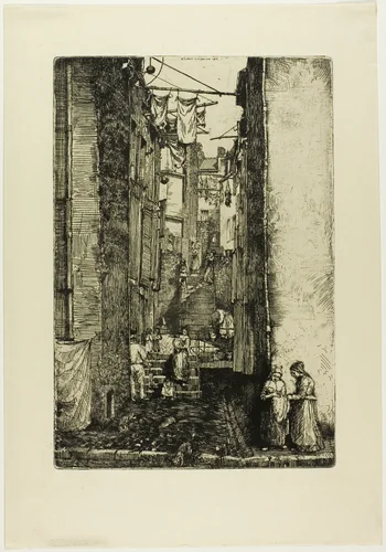Ruelle du Pêcheur by Donald Shaw MacLaughlan, print, 1902