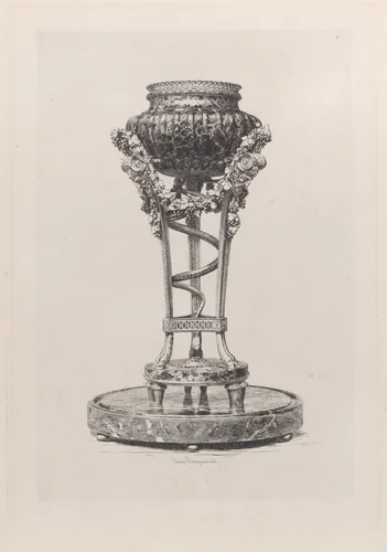 Trépied par Gouthières by Jules Ferdinand Jacquemart, print, 1866