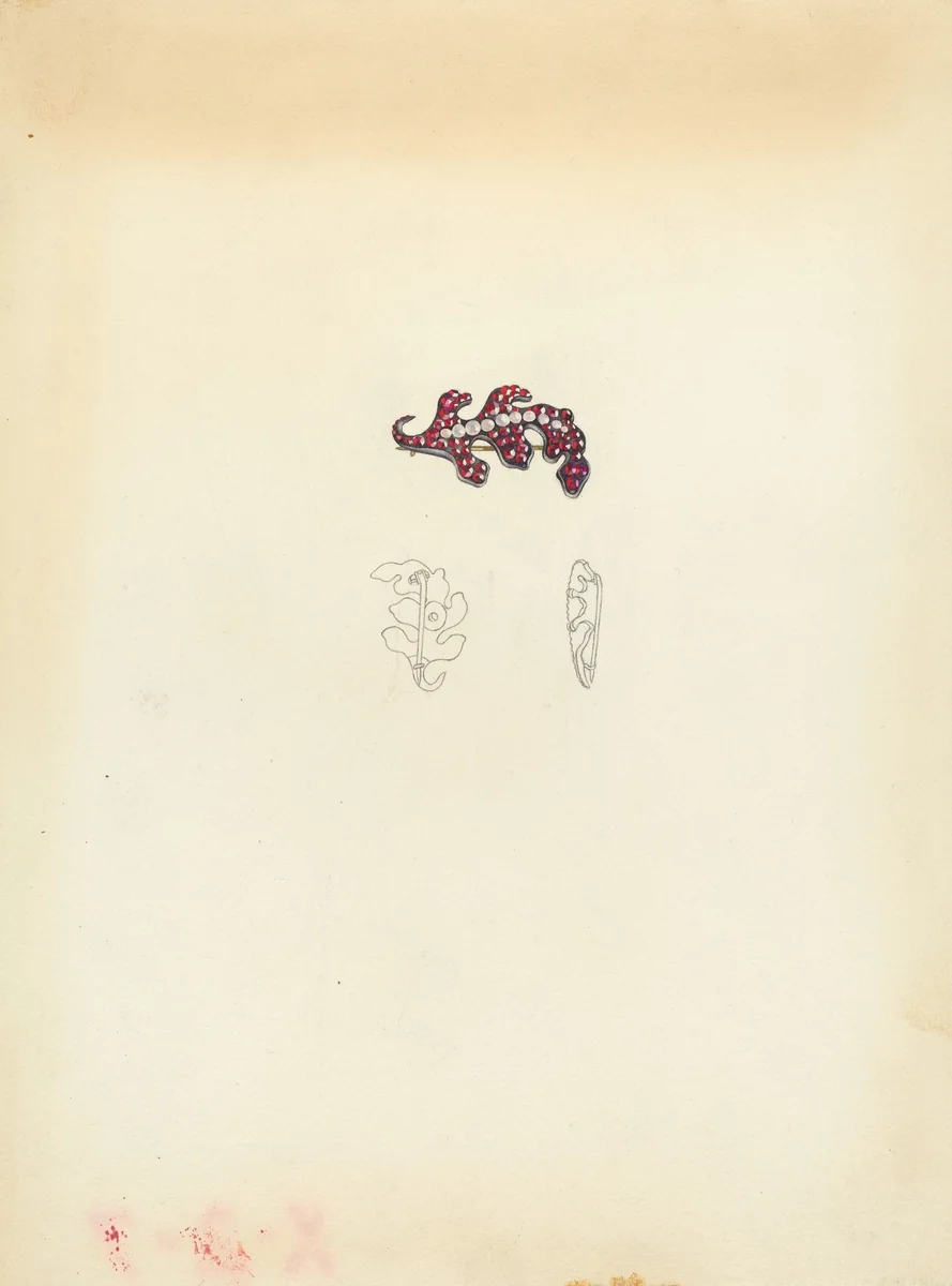 Brooch by Isidore Steinberg, index of american design, 1940