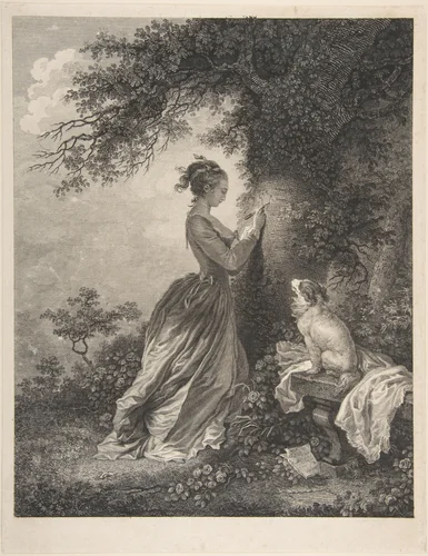 Le Chiffre d'Amour by Nicolas de Launay, print, 1750-1792