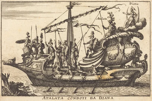 Atalata condoti da Diana by Balthasar Moncornet
Remigio Cantagallina, print, 1600-1668