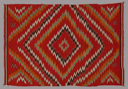 Wearing Blanket by Unknown weaver, textile, 1880-1890