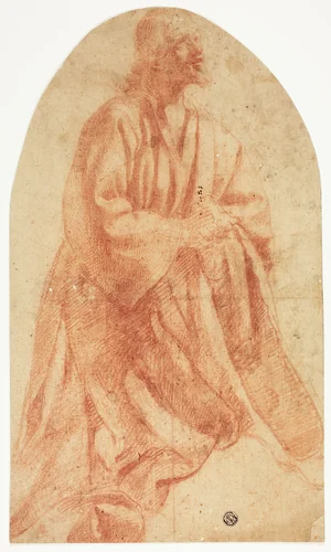 Christ in the Garden by Giovanni Stefano Marucelli, drawing, 1564-1699
