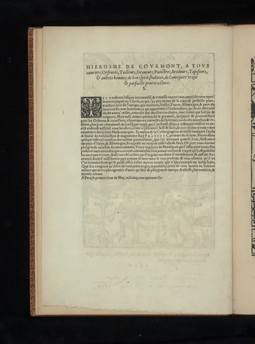 Livre de Moresques, title page (verso) by Cornelis Bos, book, 1546