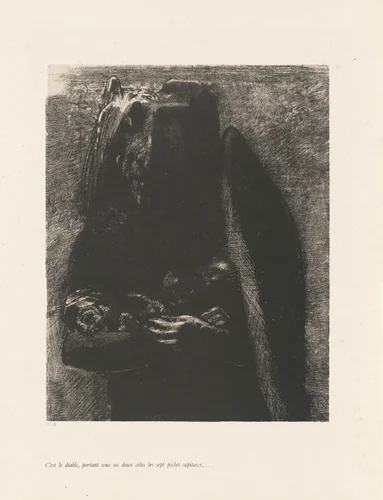 C'est le Diable by Odilon Redon, print, 1888