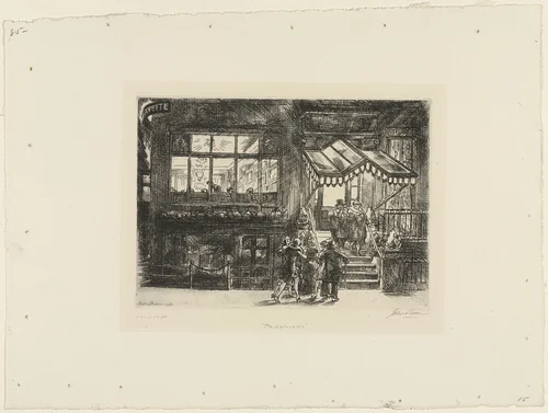 The Lafayette by John Sloan, print, 1928