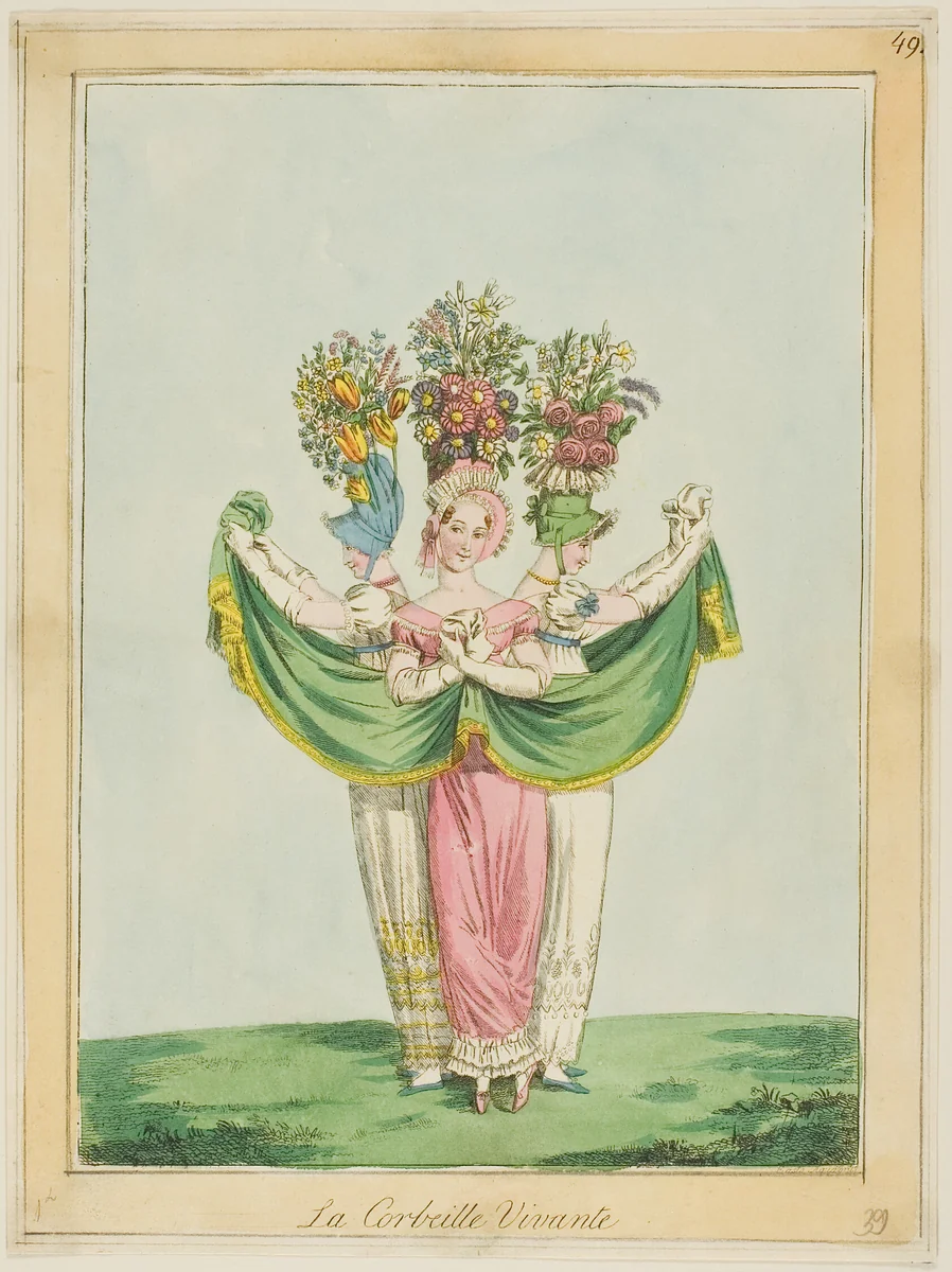The Living Basket by Unknown Artist, print, 1801-1900