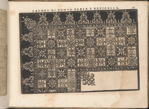 Fiore D'Ogni Virtu Per le Nobili Et Honeste Matrone, page 27 (recto) by Isabella Catanea Parasole, book, 1610