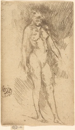 Little Nude Figure by James McNeill Whistler, print, 1834-1903