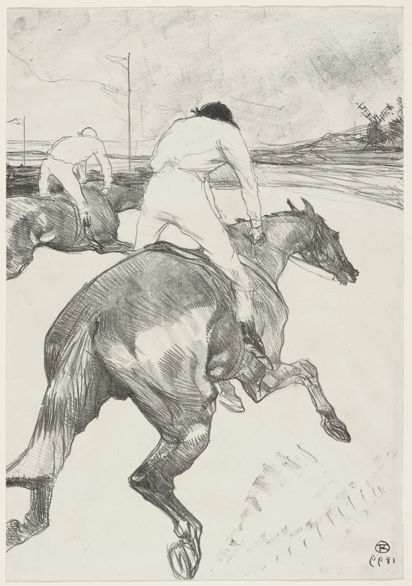Le Jockey by Henri de Toulouse-Lautrec, print, 1899