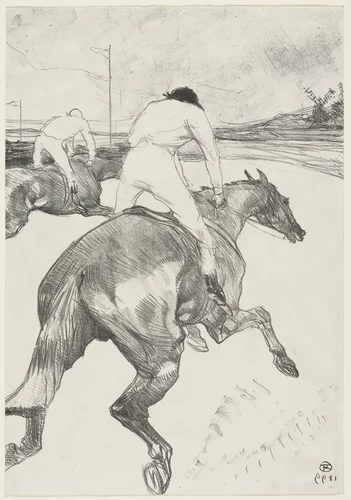 Le Jockey by Henri de Toulouse-Lautrec, print, 1899