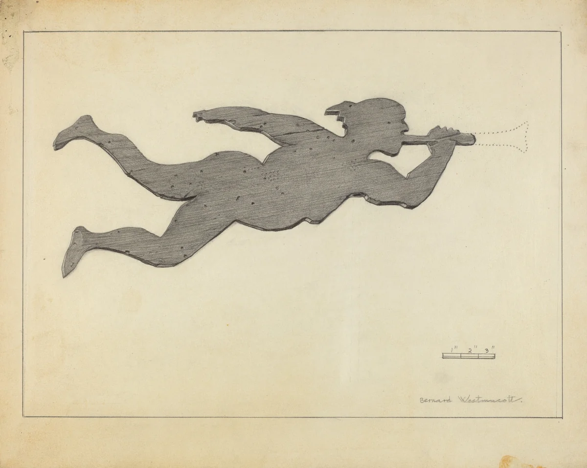 Weather Vane by Bernard Westmacott, index of american design, 1936