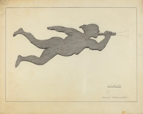 Weather Vane by Bernard Westmacott, index of american design, 1936