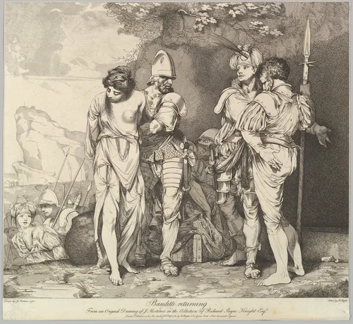 Banditti Returning by Robert Blyth, print, 1780