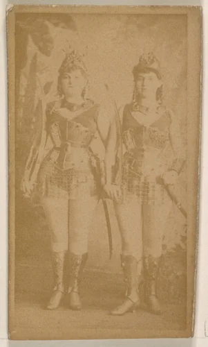 Lobestinetti, from the Actresses series (N245) issued by Kinney Brothers to promote Sweet Caporal Cigarettes by Kinney Brothers Tobacco Company, photograph, 1890