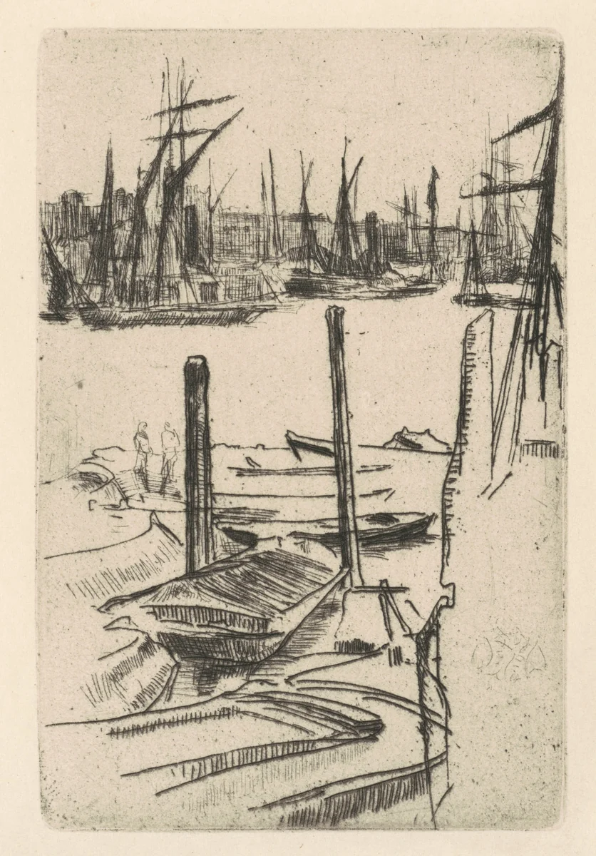 The Tiny Pool by James McNeill Whistler, print, 1876-1878