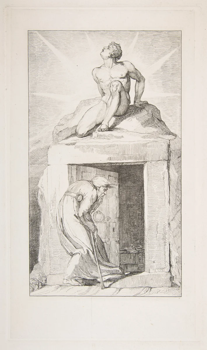 Death's Door, from "The Grave," a Poem by Robert Blair by William Blake, print, 1813-1850