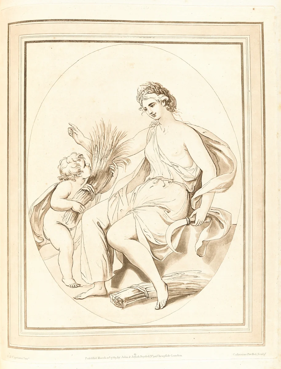 A Collection of Prints after the Sketches and Drawings of the late Celebrated Giovanni Battista Cipriani, Esqr R.A. by Giovanni Battista Cipriani, volume, 1789