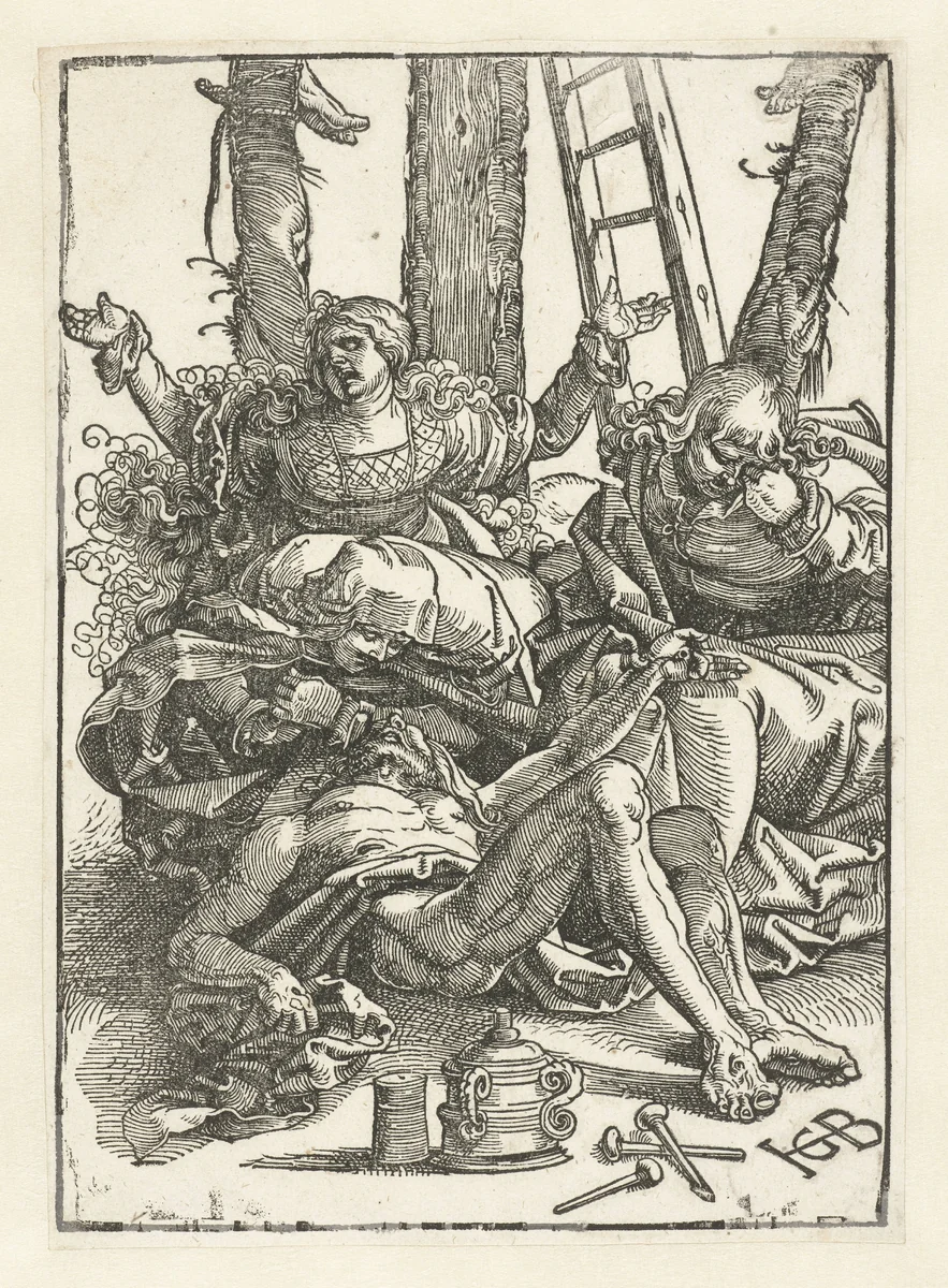 Bewening van Christus by Unknown, print, 1515-1517