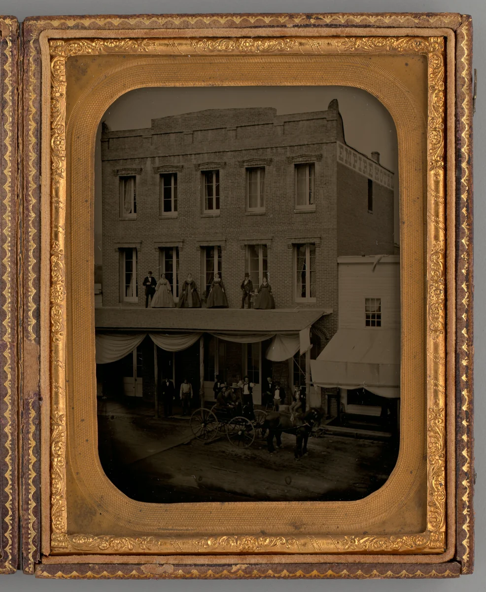 Untitle (Empire Hotel, San Francisco) by Unknown maker, photograph, 1850-1855