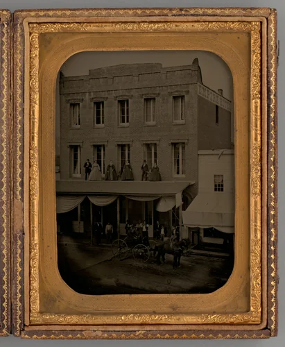 Untitle (Empire Hotel, San Francisco) by Unknown maker, photograph, 1850-1855