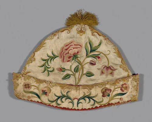 Cap by France, textile, 1775-1800