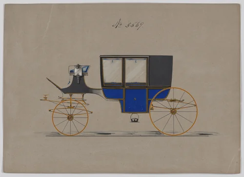 Coach #3569 by Brewster & Co., drawing, 1880