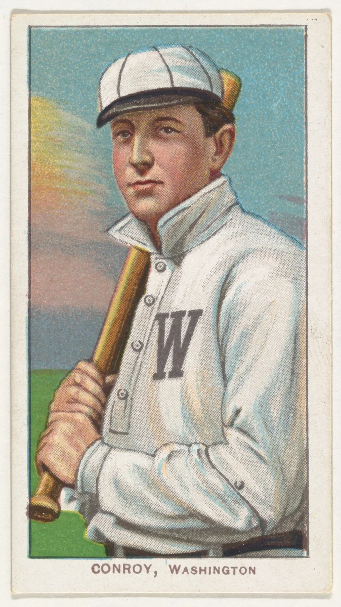 Conroy, Washington, American League, from the White Border series (T206) for the American Tobacco Company by American Tobacco Company, print, 1909-1911