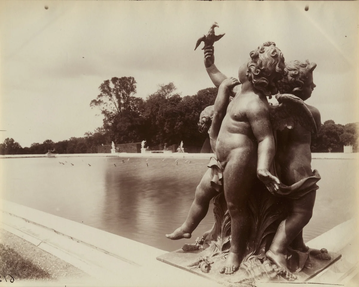 Versailles -- Bassin du Nord by Eugène Atget, photograph, 1901