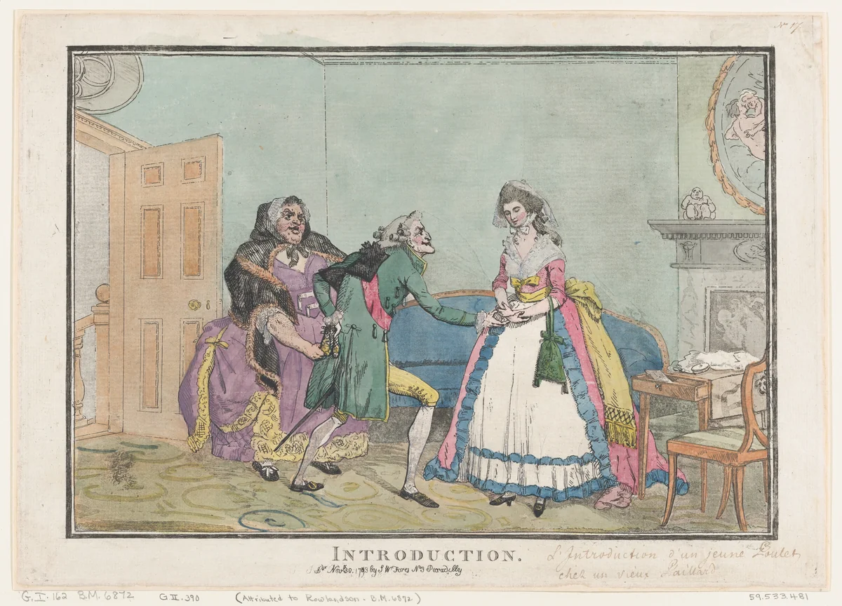 Introduction by Thomas Rowlandson, print, 1793