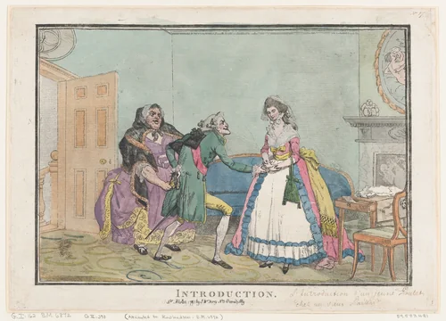 Introduction by Thomas Rowlandson, print, 1793