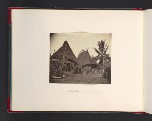 Laos Houses by John Thomson, photograph, 1865