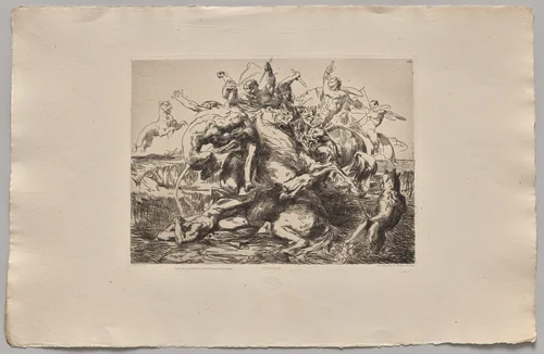 Surprise by Nicolas-François Chifflart, print, 1865