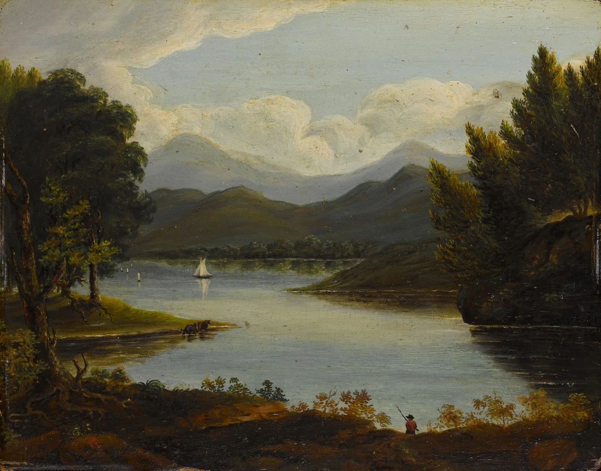 Hudson River Scene by Victor de Grailly, painting, 1830-1850