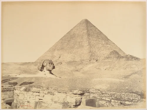 Pyramides de Gizèh by Gustave Le Gray, photograph, 1865-1869