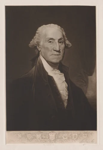George Washington by Max Rosenthal, print, 1904