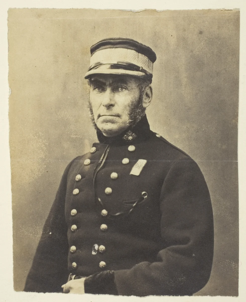 Admiral Lord Lyons, Taken in the Crimea by Roger Fenton, photograph, 1855