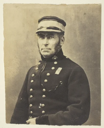 Admiral Lord Lyons, Taken in the Crimea by Roger Fenton, photograph, 1855