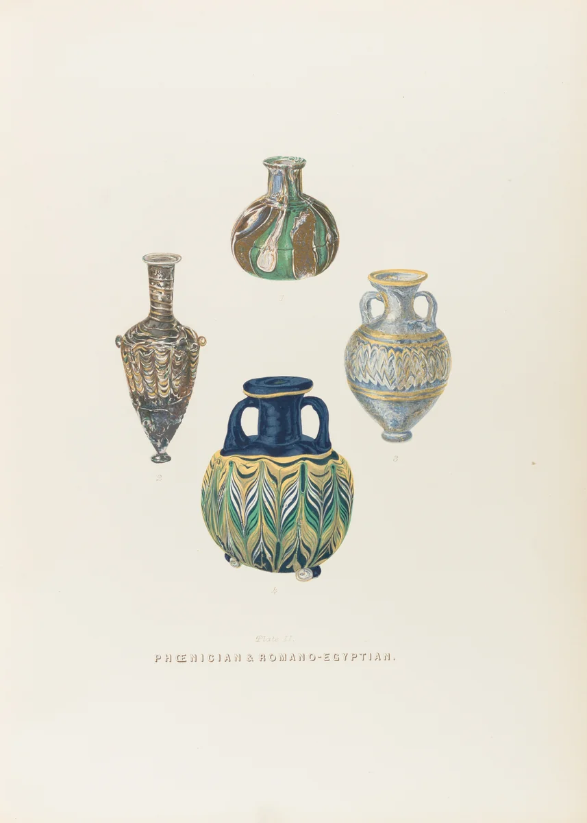 Catalogue of the collection of glass formed by Felix Slade : with notes on the history of glass making by Alexander Nesbitt, artwork, 1871