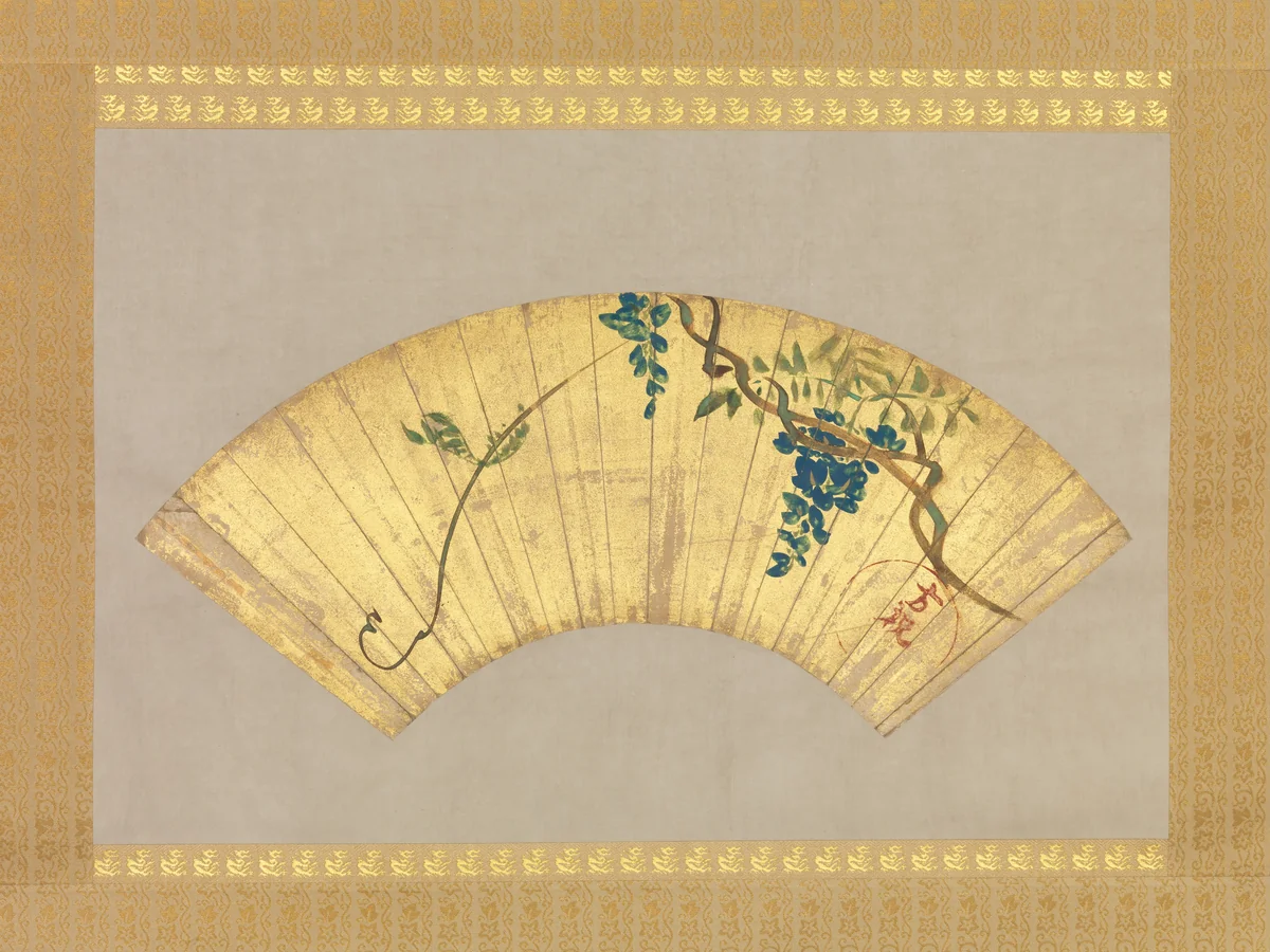 Wisteria by Ogata Kōrin, painting, 1658-1716