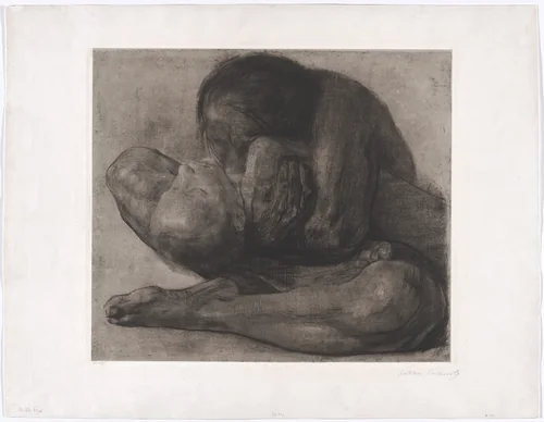 Woman with Dead Child (Frau mit totem Kind) state VIII/X by Käthe Kollwitz, print, 1903