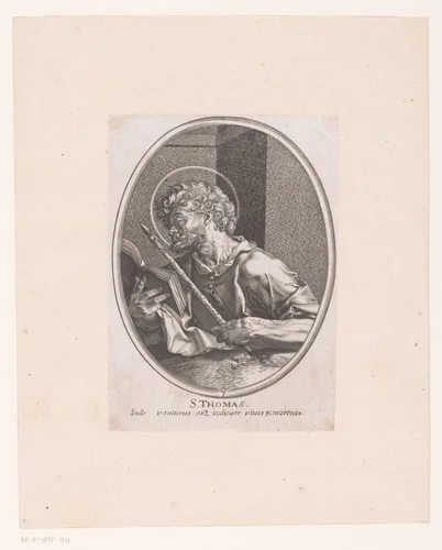 Portret van H. Thomas by anonymous, print, 1610-1668