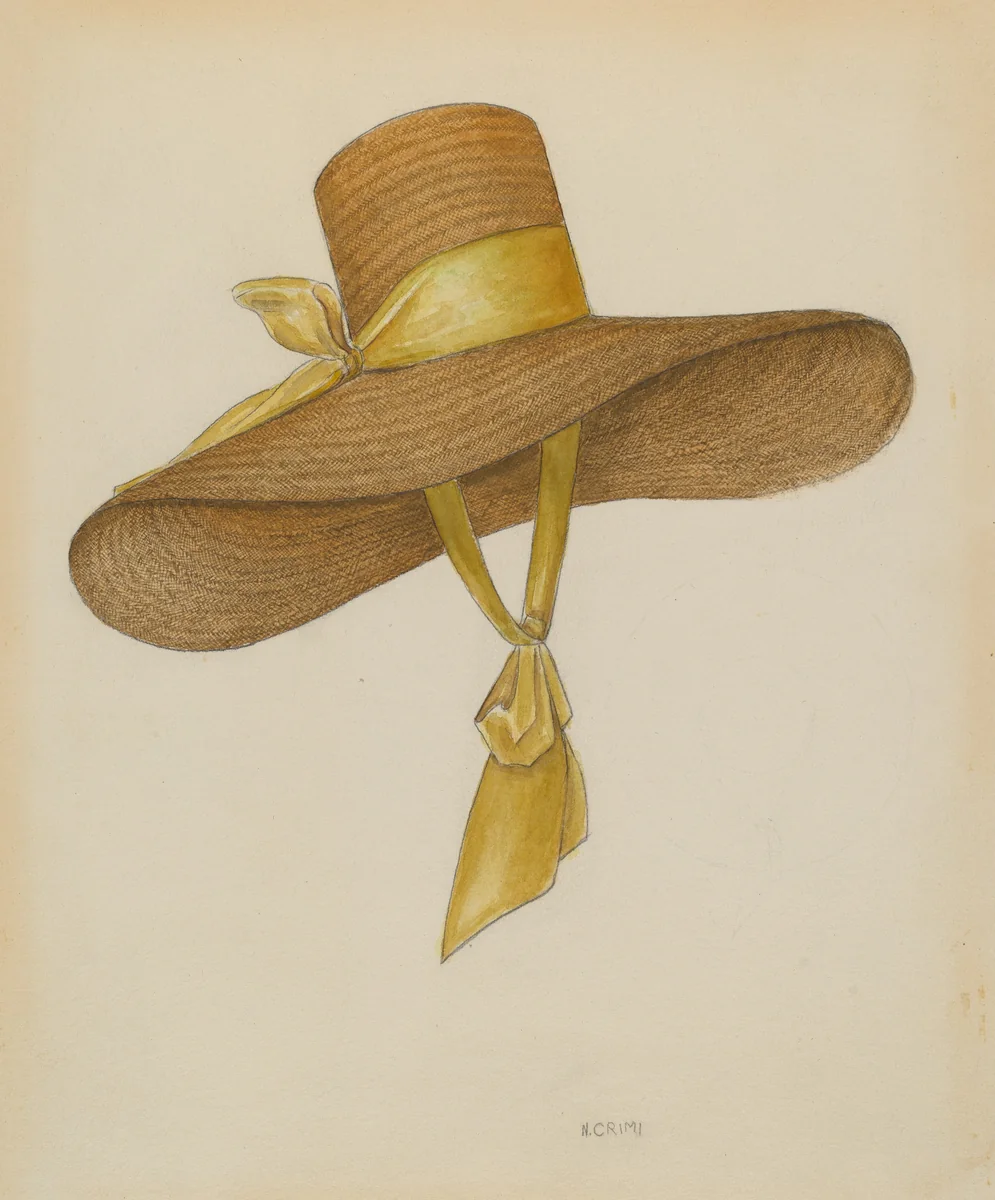 Hat by Nancy Crimi, index of american design, 1936
