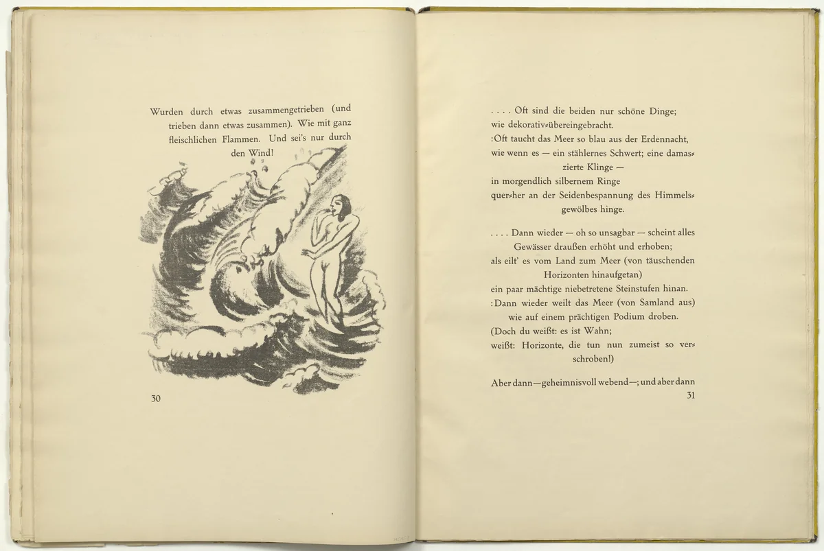 Untitled (in-text plate, page 30) from Die Samländische Ode (The Samland Ode) by Max Pechstein, illustrated book, 1918