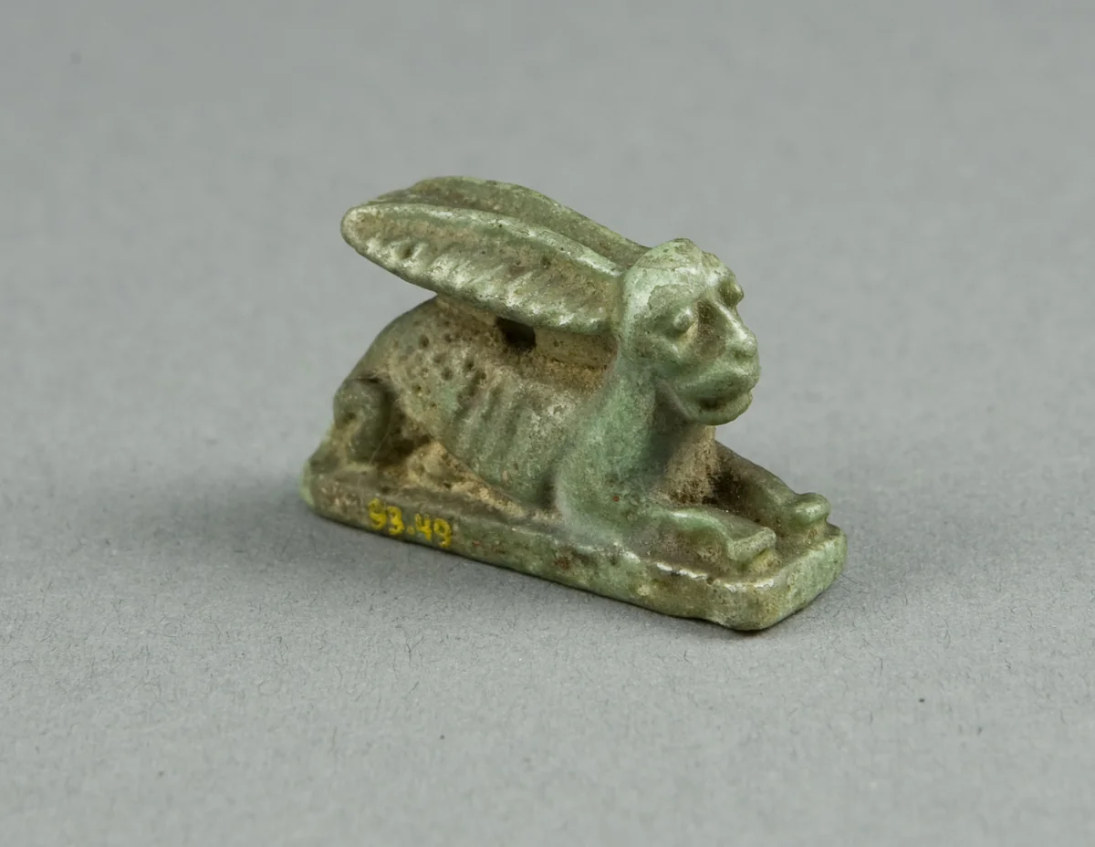 Amulet of a Hare by Egyptian, metalwork, -1070--656